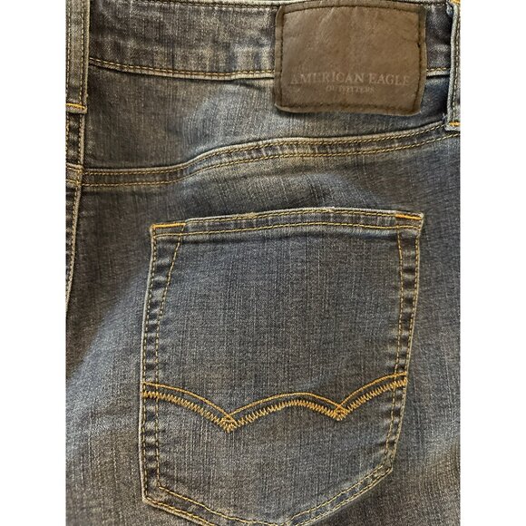 American Eagle Men's Extreme Flex 4 Slim Jeans Size 33x30 - Picture 8 of 9